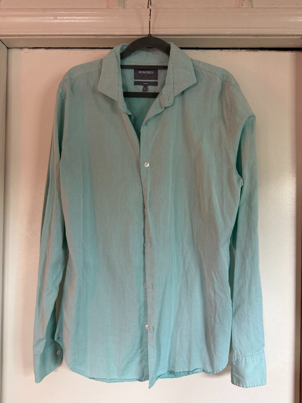 Bonobos Seafoam Green Casual Shirt